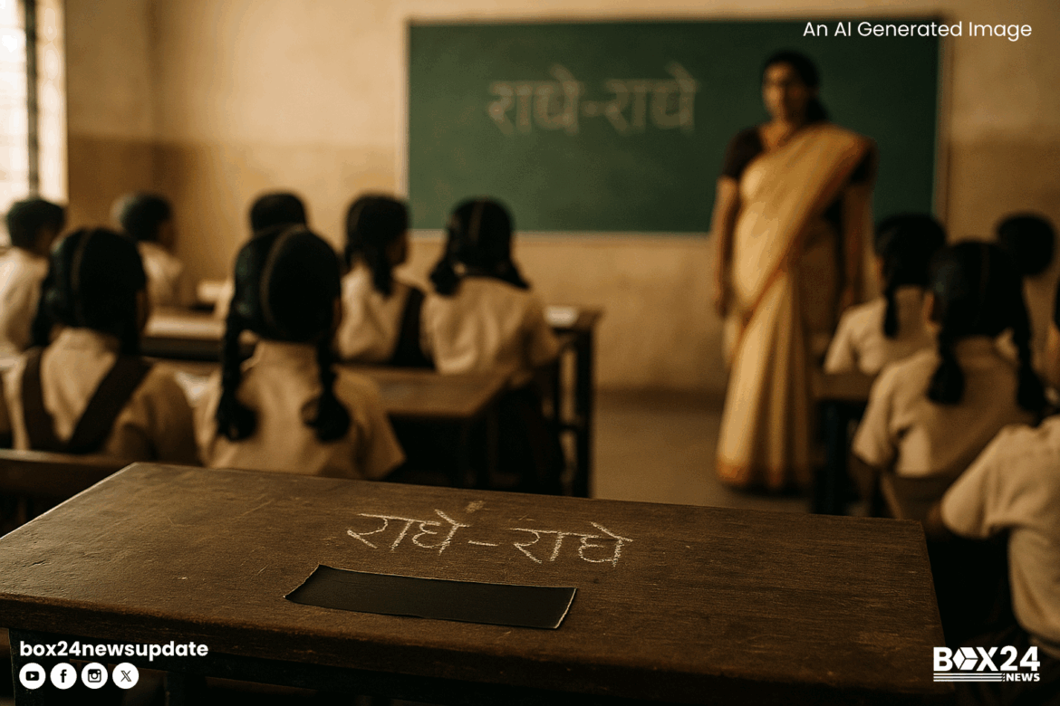छत्तीसगढ़ में ‘राधे-राधे’ कहने पर मासूम की बेरहमी से पिटाई, प्रिंसिपल ने मुंह पर चिपकाया टेप – अभिव्यक्ति की आज़ादी पर हमला?
