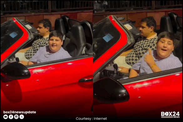 Viral Video of 10-Year-Old Abhinav Arora in Porsche Sparks Outrage: Religion Misuse Allegations